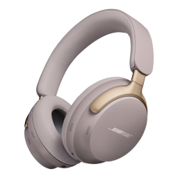 Bose QuietComfort Ultra headphones on white background