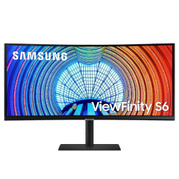 Samsung 34-inch Viewfinity S65UA on white background