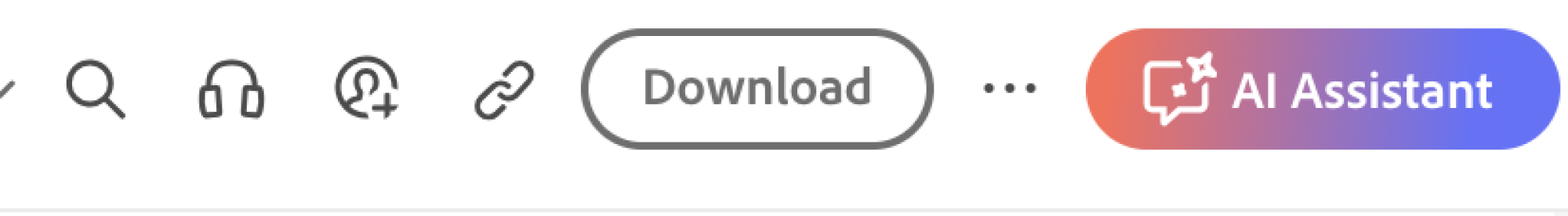 A screenshot of Adobe's download button.