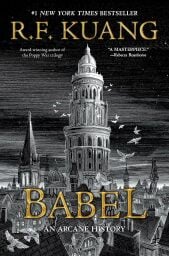 The cover of the book Babel by R.F. Kuang