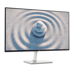 Dell monitor on white background