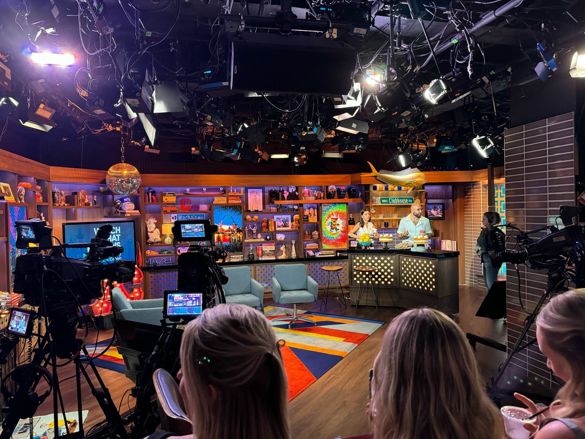 the bravo clubhouse before taping