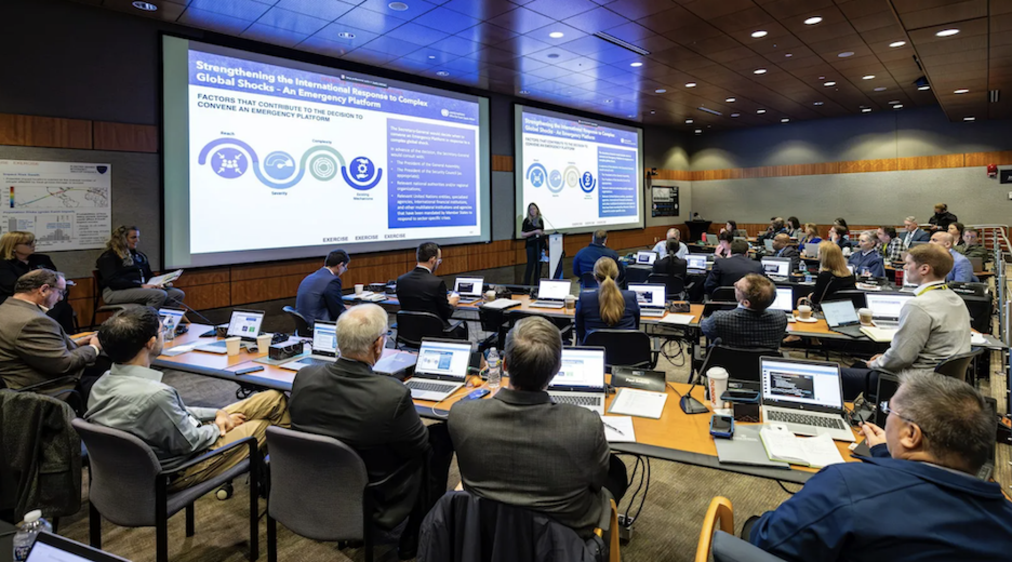 Participants at the fifth Planetary Defense Interagency Tabletop Exercise.