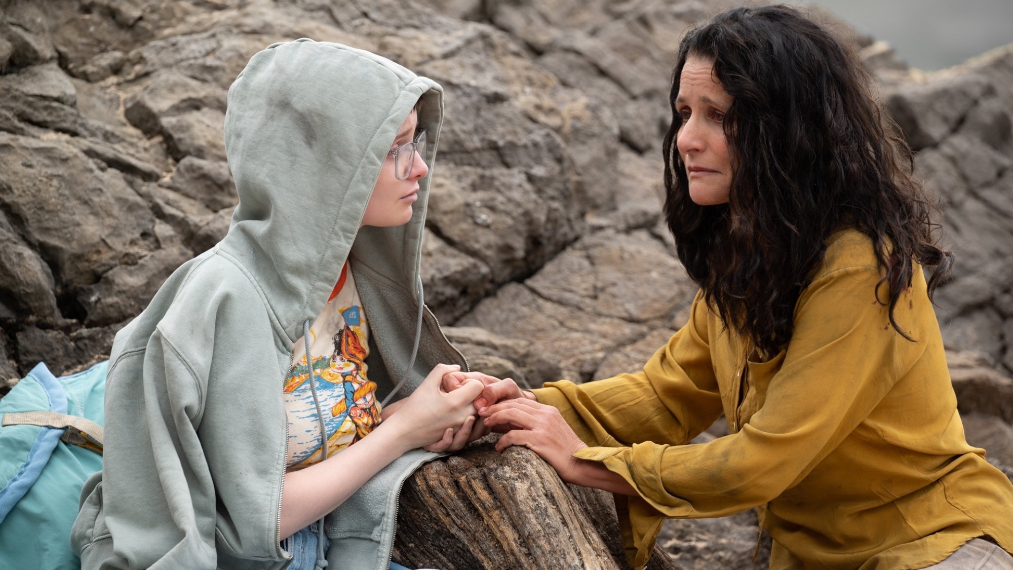 Lola Petticrew and Julia Louis-Dreyfus in "Tuesday."