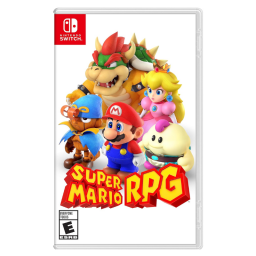 Super Mario RPG on white background 