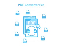 PDF document graphic with little files around it