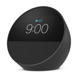 Amazon Echo Spot on white background