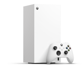 the Xbox Series X – 1TB Digital Edition (Robot White) with a matching console