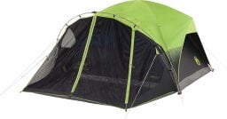 Coleman Carlsbad Dark Room camping tent in green