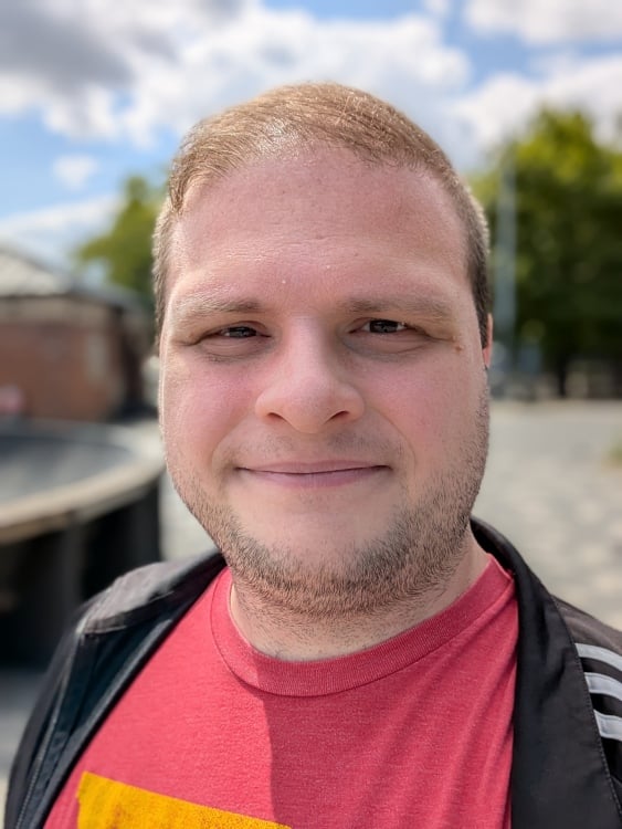 Selfie using Pixel 9 portrait mode