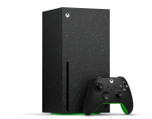 the Xbox Series X – 2TB Galaxy Black Special Edition with a matching controller