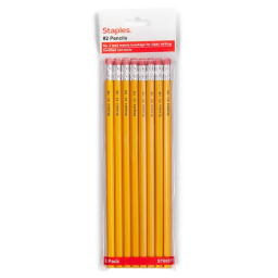 Staples® Wooden Pencil, 2.2mm, #2 Medium Lead, 8-Pack