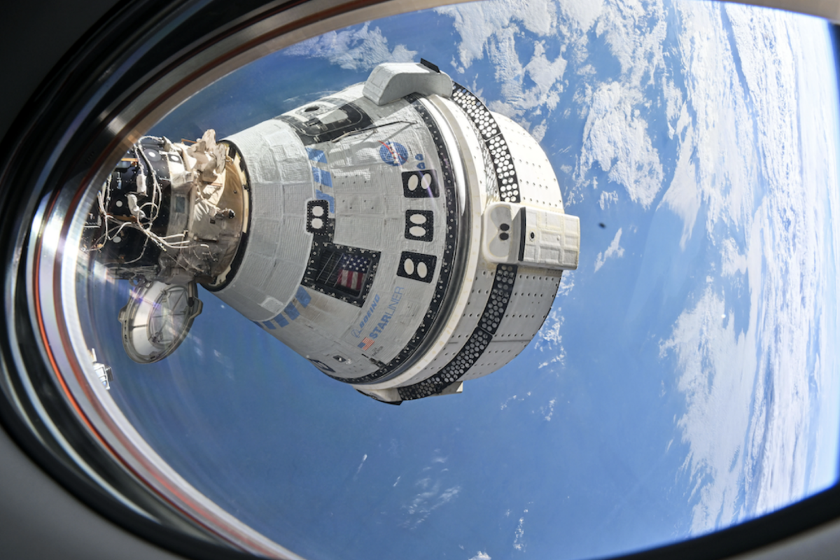 Starliner attached to the International Space Station.