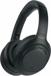 A pair of Sony WH-1000XM4 headphones