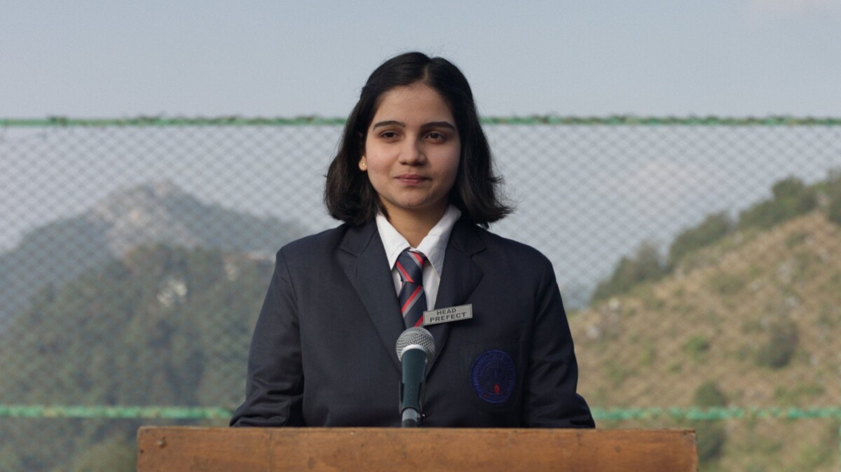 Preeti Panigrahi as Mira, a student at a boarding school, in the film "Girls Will Be Girls."