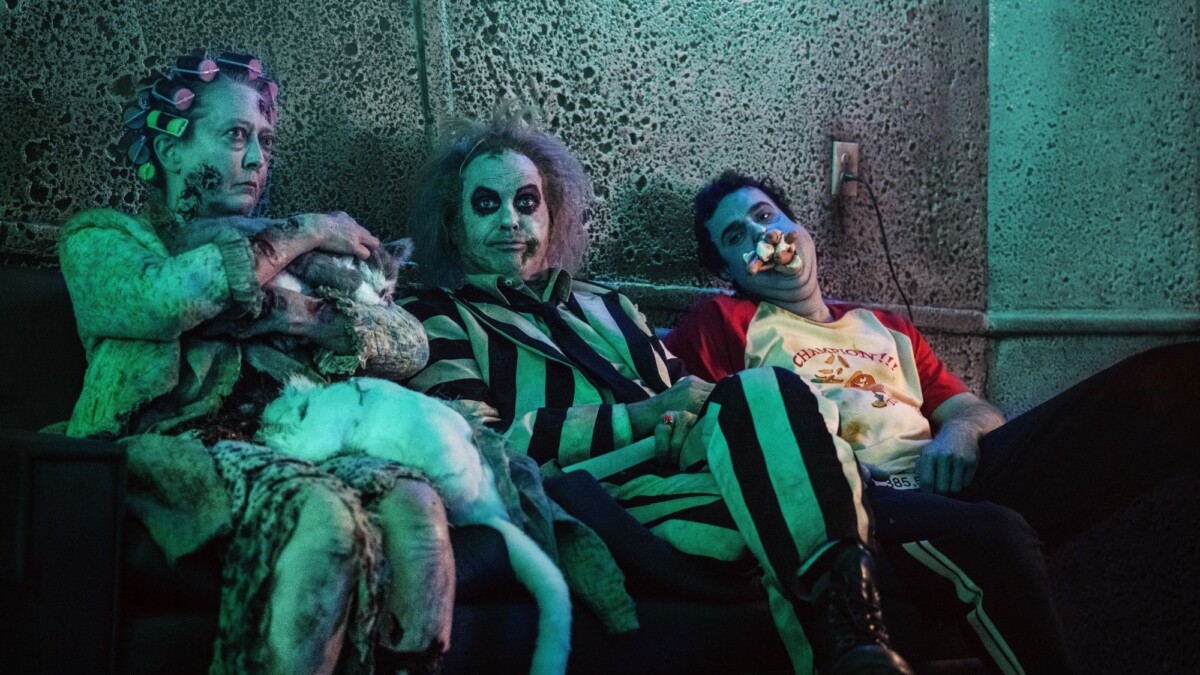 Beetlejuice is back in the waiting room with some of the recently deceased.