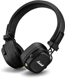 a black pair of the marshall major iv headphones