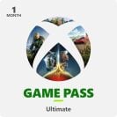 the image of a 1-month xbox game pass ultimate