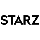 Starz logo on white background