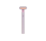 Rose gold red light therapy skincare wand