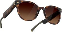 Amazon Echo Frames sunglasses in tortoise shell brown