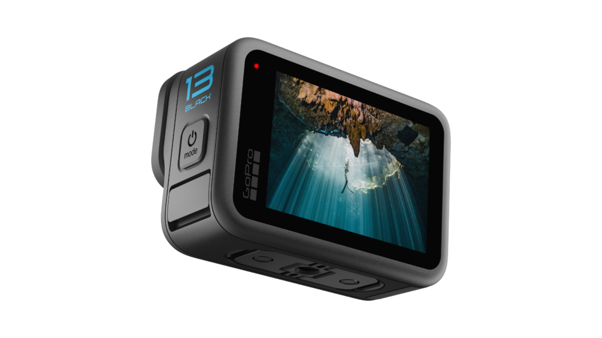 The back of the GoPro HERO13 Black.