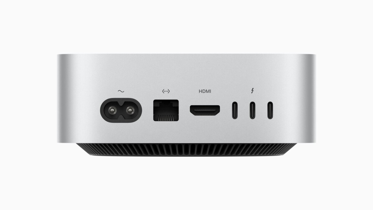 Mac mini M4 ports