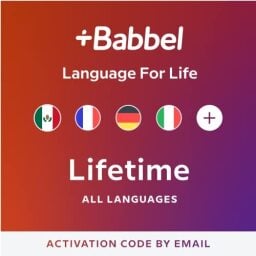 Babbel: Learn a New Language – Choose from 14 Languages including French, Spanish & English - Lifetime App Subscription for iOS, Android, Mac & PC [Online Code]