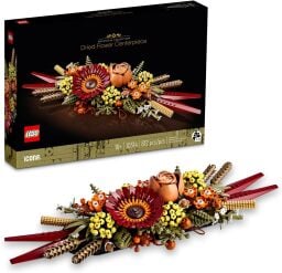 Lego Icons Dried Flower Centerpiece and box