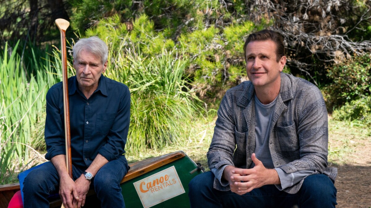 Harrison Ford and Jason Segel in "Shrinking."