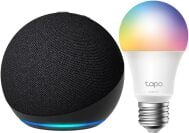 the amazon echo dot with a TP-Link Tapo Smart Color Bulb