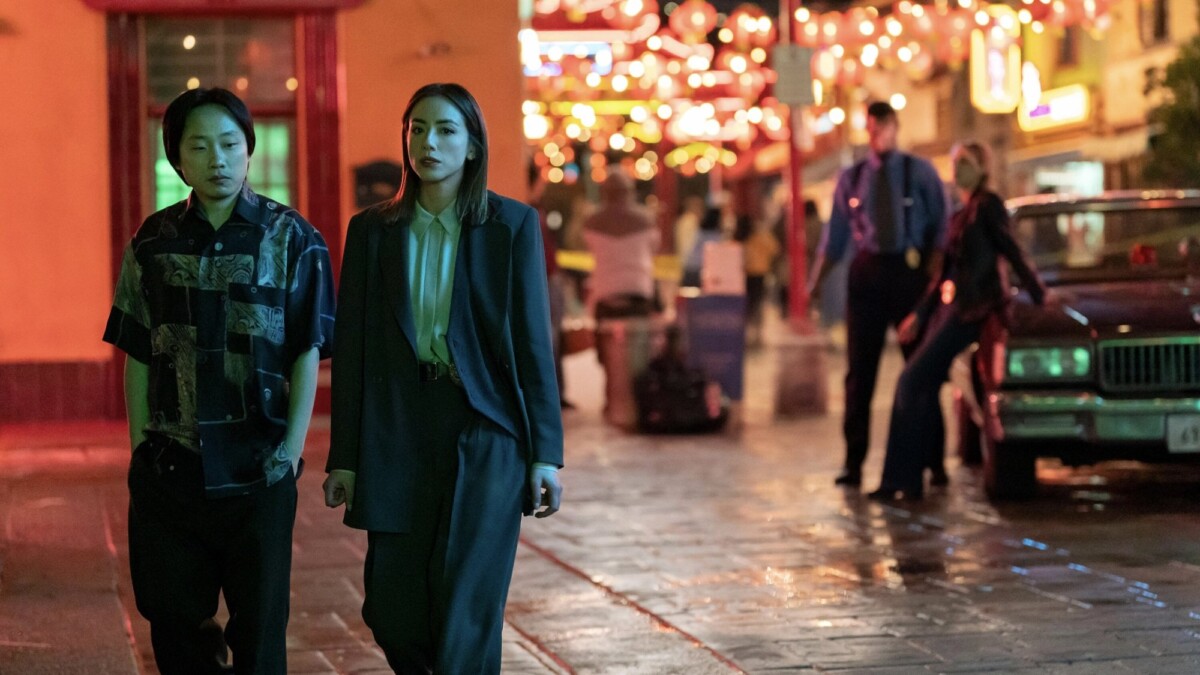 Jimmy O. Yang and Chloe Bennet in "Interior Chinatown."