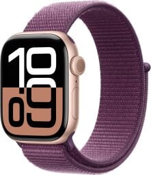 apple watch series 10 with plum band