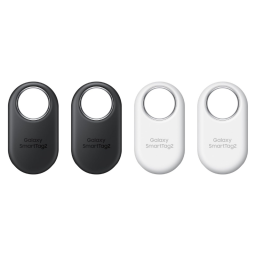 Samsung Galaxy SmartTag2 trackers on white background