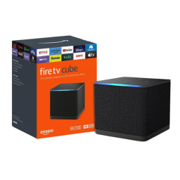 Amazon Fire TV Cube on white background 