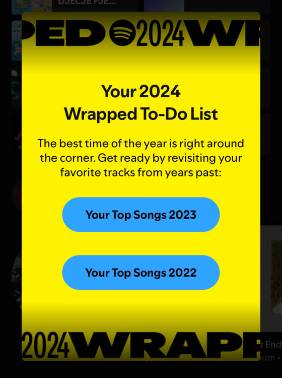 Spotify Wrapped teaser