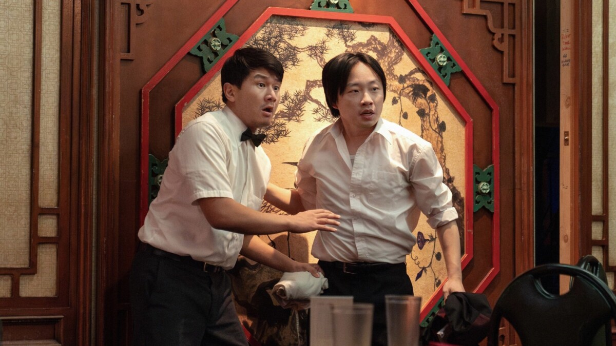 Ronny Chieng and Jimmy O. Yang in "Interior Chinatown."