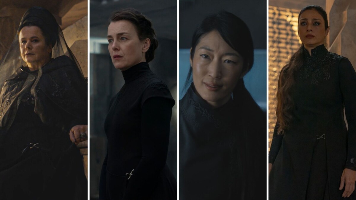 Emily Watson, Olivia Williams, Jihae, and Tabu in "Dune: Prophecy."