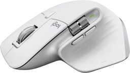 white logitech mouse