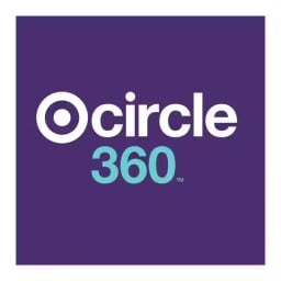 target circle 360 logo on a purple background