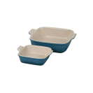 Le Cruset Heritage 2-Piece Square Baking Dish Set