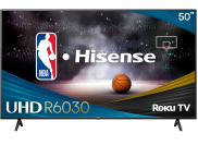 the Hisense 50-inch Class R6 Series 4K Roku TV