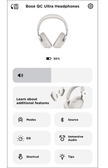 bose app for quietcomfort ultra headphones