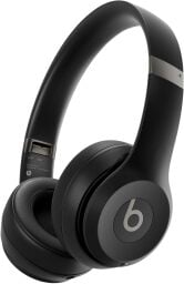 pair of black headphones