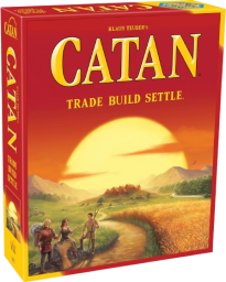 the box for the catan board game