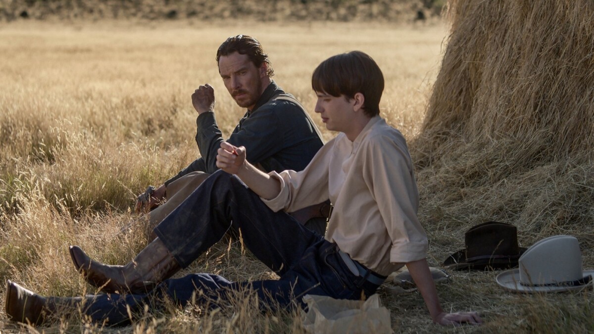 Benedict Cumberbatch and Kodi Smit-McPhee in "The Power of the Dog."