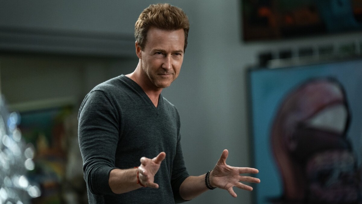 Edward Norton in "Glass Onion: A Knives Out Mystery."