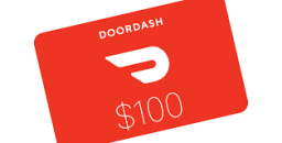 DoorDash $ 100 gift card