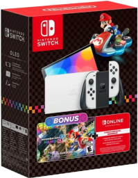 nintendo switch oled mario kart bundle