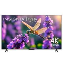 Insignia 65-inch F50 Series 4K HD Fire TV on white background